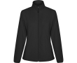 Dames fleecejack met ritssluiting 300 g/m2 Roly Direct kleur zwart