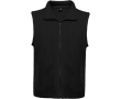 Unisex fleece bodywarmer met rits 300 g/m2 Roly Direct New kleur zwart