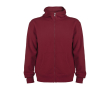 Sweatshirt met capuchon 280 g/m² Roly Direct Montblanc kleur granaat