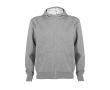 Sweatshirt met capuchon 280 g/m² Roly Direct Montblanc kleur lichtgrijs