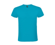 Katoenen t-shirt met korte mouwen 150 g/m² Roly Direct Atomic kleur turkoois