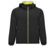Softshell jas met afneembare capuchon en ritszakken - Roly Direct kleur zwart