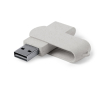 USB van tarwestro met beschermende draaibehuizing kleur naturel