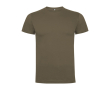 T-shirt van katoen met logo 165 g/m² Roly Direct Dogo Premium kleur khaki