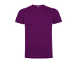 T-shirt van katoen met logo 165 g/m² Roly Direct Dogo Premium kleur paars