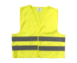 Gepersonaliseerde polyester reflecterend vest voor kinderen maat XXS kleur neon geel