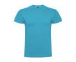 T-shirt van gekamd katoen 180 g/m² Roly Direct Braco kleur turkoois