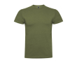 T-shirt van gekamd katoen 180 g/m² Roly Direct Braco kleur miliair groen