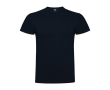 T-shirt van gekamd katoen 180 g/m² Roly Direct Braco kleur marineblauw