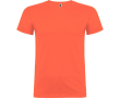 T-shirt van glad gebreid katoen 155 g/m² Roly Direct Beagle kleur koraal