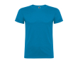 T-shirt van glad gebreid katoen 155 g/m² Roly Direct Beagle kleur blauw