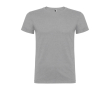 T-shirt van glad gebreid katoen 155 g/m² Roly Direct Beagle kleur lichtgrijs gemarmerd