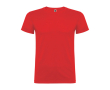 T-shirt van glad gebreid katoen 155 g/m² Roly Direct Beagle kleur rood