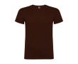 T-shirt van glad gebreid katoen 155 g/m² Roly Direct Beagle kleur donker bruin