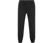 Unisex katoenen joggingbroek met zijzakken 390 g/m² Roly kleur zwart