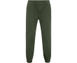 Unisex katoenen joggingbroek met zijzakken 390 g/m² Roly kleur miliair groen