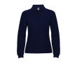 Dames polo met lange mouwen 220 g/m² Roly Direct Estrella kleur marineblauw