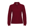 Dames polo met lange mouwen 220 g/m² Roly Direct Estrella kleur granaat