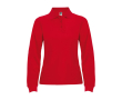 Dames polo met lange mouwen 220 g/m² Roly Direct Estrella kleur rood