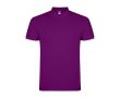 Heren poloshirt van piqué katoen 200 g/m² Roly Direct Star kleur paars