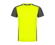 T-shirt met logo van polyester 135 g/m² Roly Direct Zolder kleur neon geel