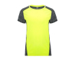 Dames sportshirt in twee kleuren 135 g/m² Roly Direct Zolder kleur neon geel