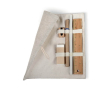 Eco schrijfset voor reclame kleur beige