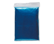 Opvouwbare poncho met opdruk kleur blauw