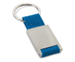 Verschillende kleuren sleutelhangers met logo kleur blauw