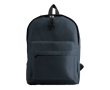 Rugzak met opdruk en buitenvak kleur blauw