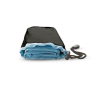 Reclame handdoek in nylon tasje kleur blauw