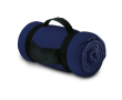 Reclame deken van fleece kleur blauw
