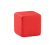Anti-stress kubus met logo kleur rood