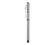 Reclame pen met laserpointer en touch tip kleur matzilver