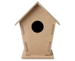 Spaanplaat vogelhuisje kleur hout