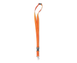 Lanyard met logo voor bedrijven (2cm) kleur oranje