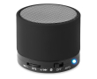 Ronde bluetooth speaker voor promotie kleur zwart