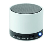 Ronde bluetooth speaker voor promotie kleur wit
