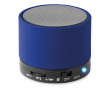 Ronde bluetooth speaker voor promotie kleur koningsblauw