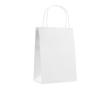 Te bedrukken kleine papieren tas kleur wit