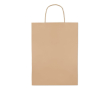 Te bedrukken grote papieren tas kleur beige