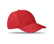 Cap met logo voor bedrijven kleur rood