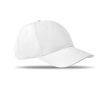 Cap met logo voor bedrijven kleur wit