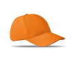 Cap met logo voor bedrijven kleur oranje