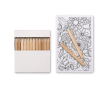 Set met kleurpotloden voor bedrijven kleur wit