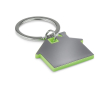 Huisvormige sleutelhanger voor merchandising kleur limoen groen