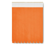 Tyvek polsbandje met logo kleur oranje