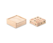 Houten spel boter-kaas-en-eieren kleur hout