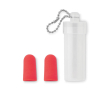 Oordopjes als promotieartikel kleur rood
