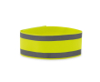 Sportieve armband van lycra kleur geel